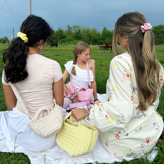 Silkes Scrunchie Medium Angel pink