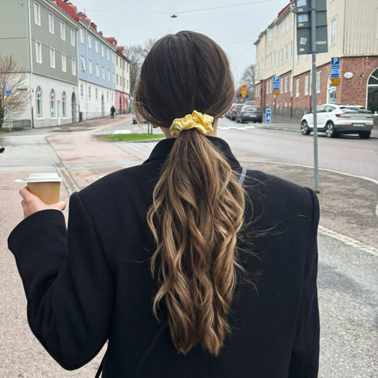Silkes Scrunchie Medium Fairy yellow