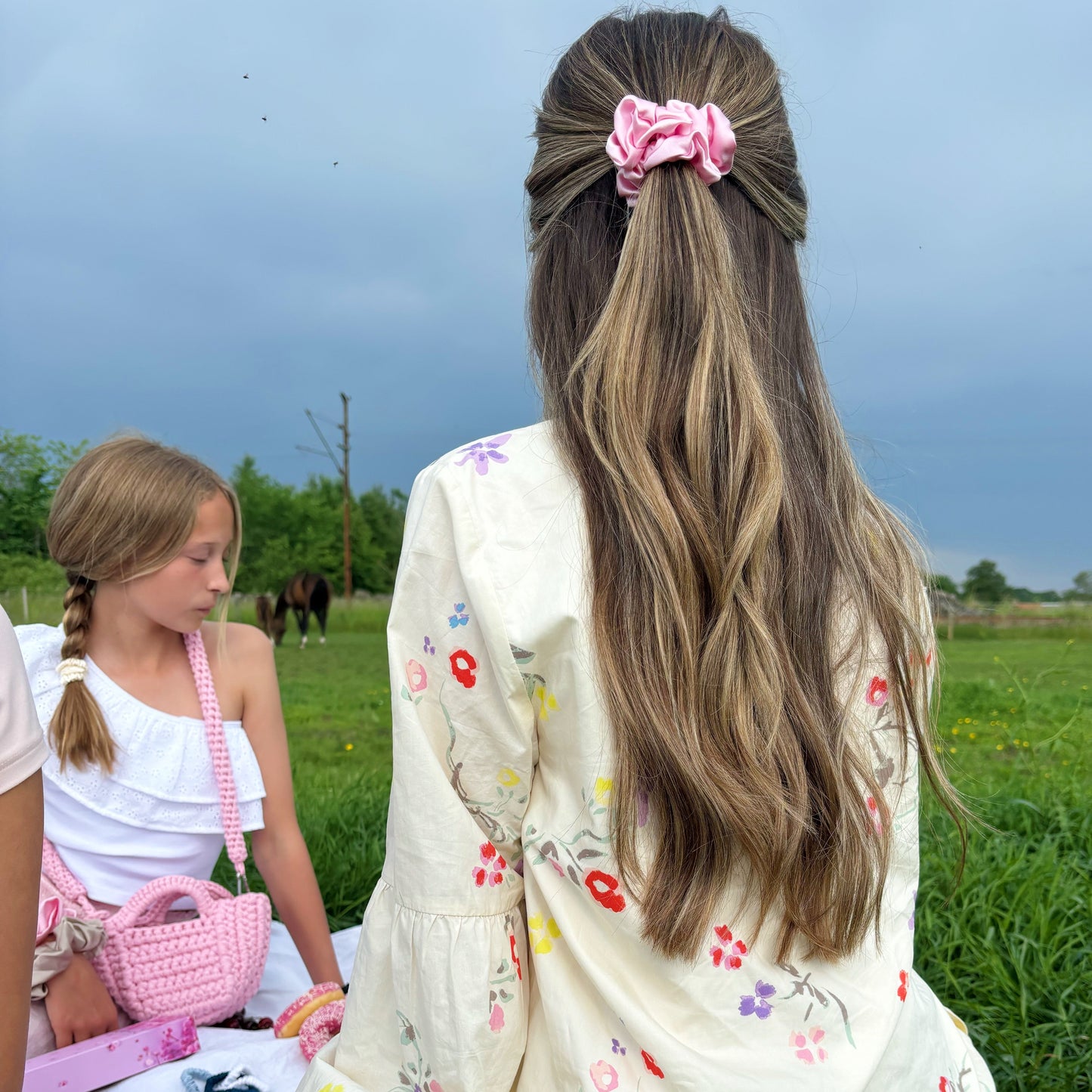 Silkes Scrunchie Medium Angel pink
